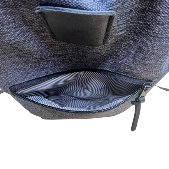 SwissGear Unisex Black & Gray Canvas Travel Laptop/Tablet Bag Backpack Size L - Picture 7 of 10